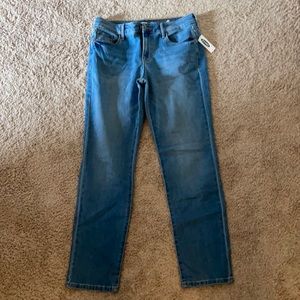 Straight leg jeans